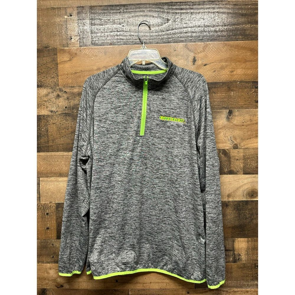 Holloway Ladies Oregon Ducks 1/4 Zip Lightweight Pullover Jacket Size X-Large
